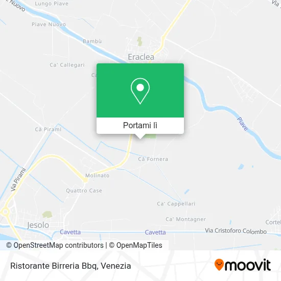 Mappa Ristorante Birreria Bbq