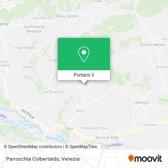 Mappa Parrocchia Colbertaldo