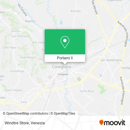 Mappa Windtre Store