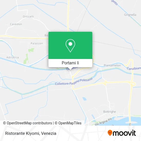 Mappa Ristorante Kiyomi