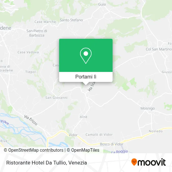 Mappa Ristorante Hotel Da Tullio