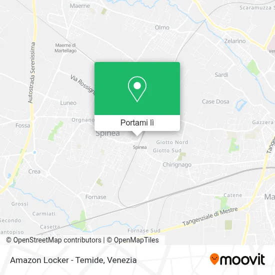Mappa Amazon Locker - Temide