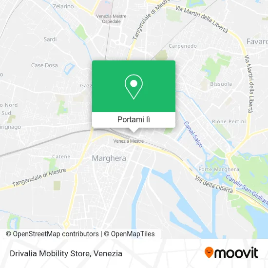 Mappa Drivalia Mobility Store