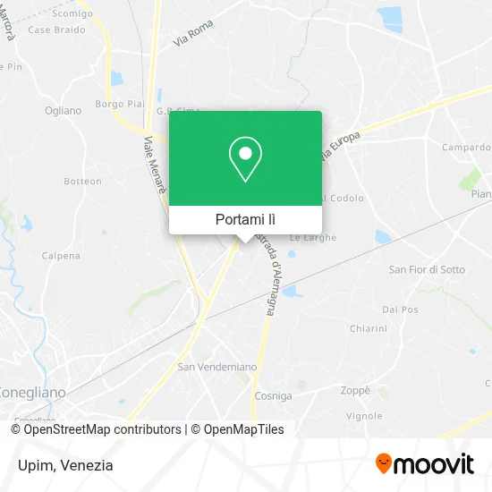 Mappa Upim