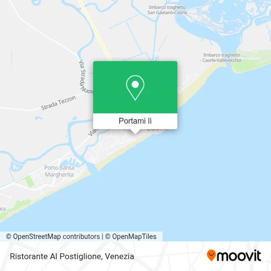 Mappa Ristorante Al Postiglione