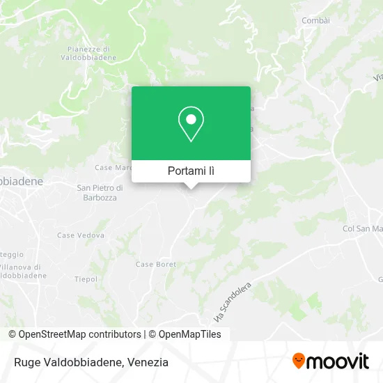 Mappa Ruge Valdobbiadene