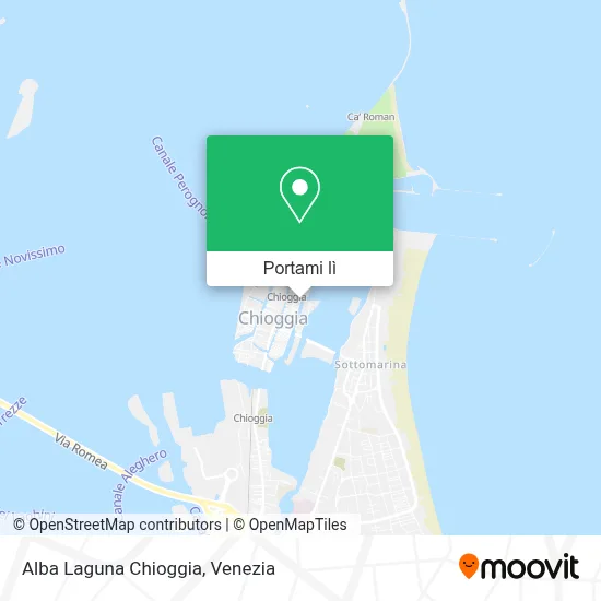 Mappa Alba Laguna Chioggia