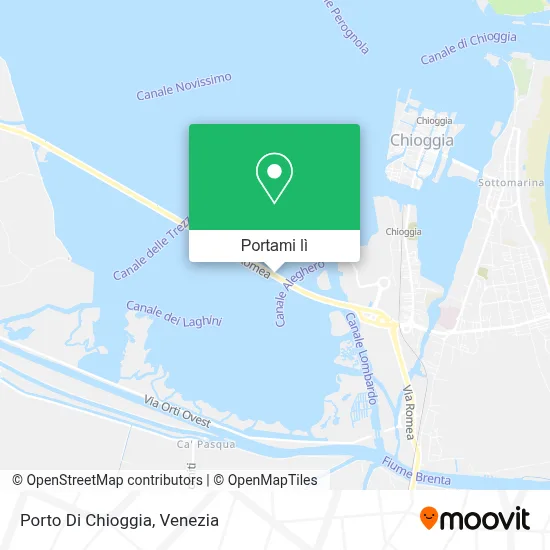 Mappa Porto Di Chioggia