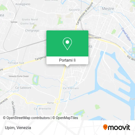 Mappa Upim