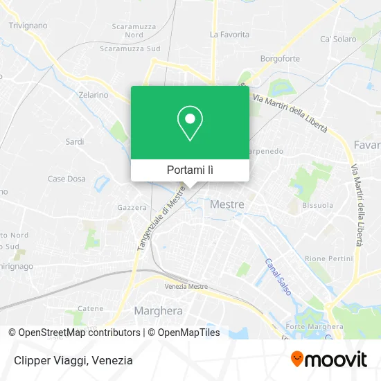 Mappa Clipper Viaggi