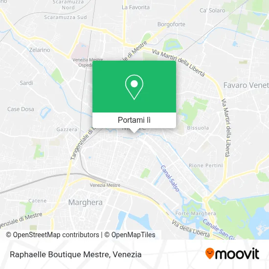 Mappa Raphaelle Boutique Mestre