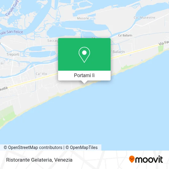 Mappa Ristorante Gelateria