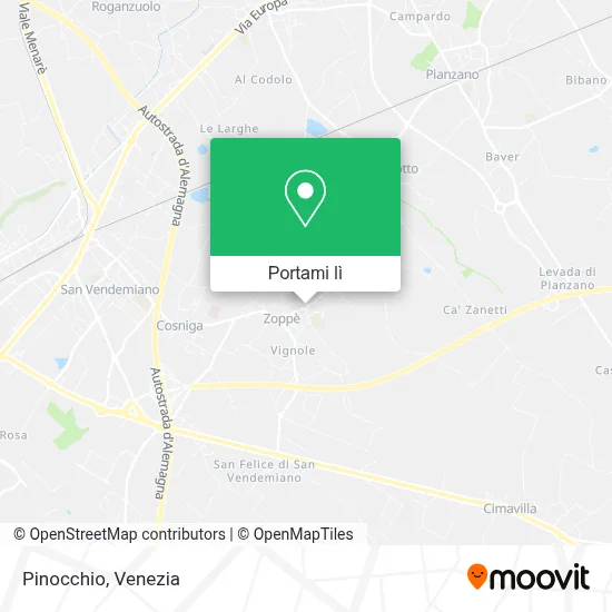 Mappa Pinocchio