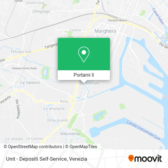 Mappa Unit - Depositi Self-Service