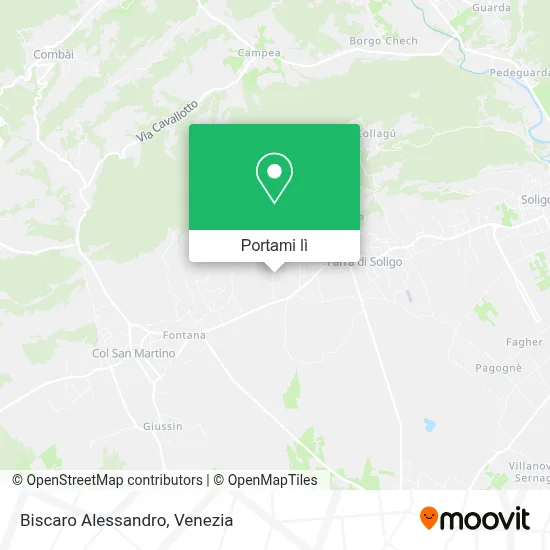 Mappa Biscaro Alessandro