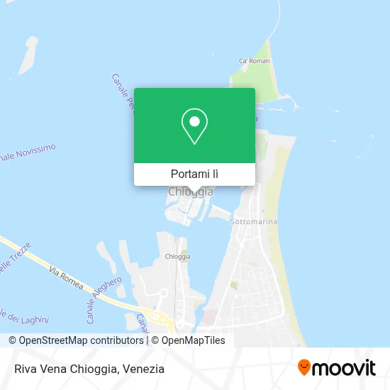 Mappa Riva Vena Chioggia
