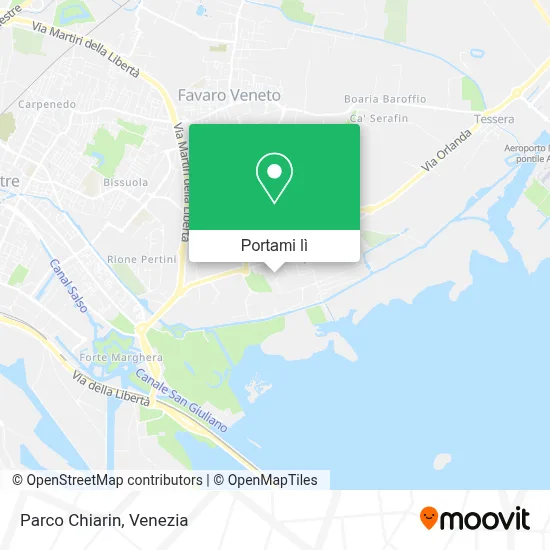 Mappa Parco Chiarin
