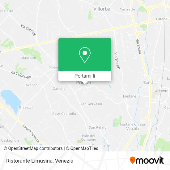 Mappa Ristorante Limusina