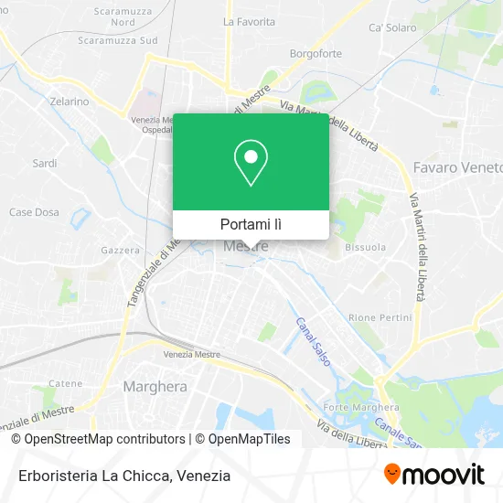 Mappa Erboristeria La Chicca