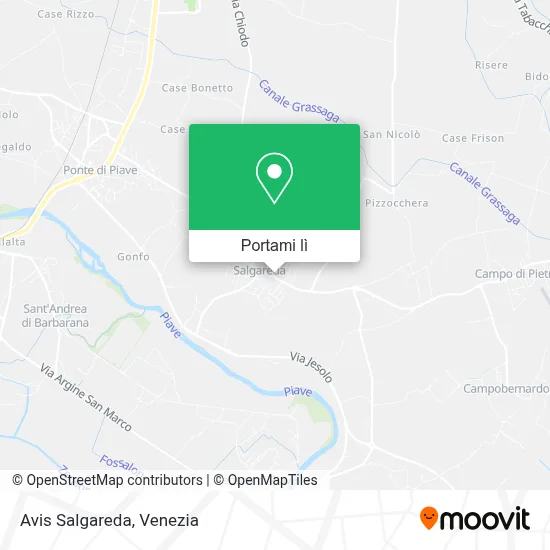 Mappa Avis Salgareda
