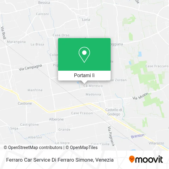 Mappa Ferraro Car Service Di Ferraro Simone