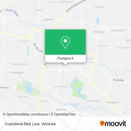 Mappa Copisteria Red Line