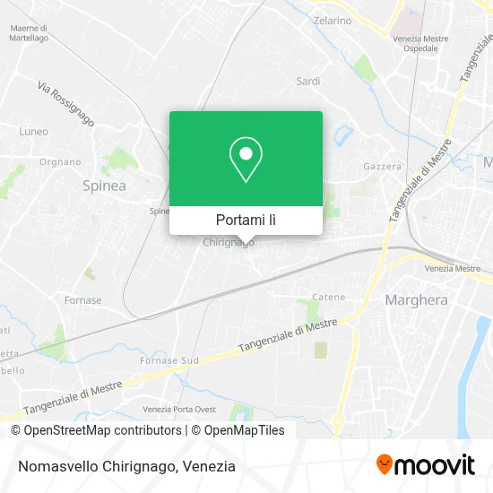 Mappa Nomasvello Chirignago