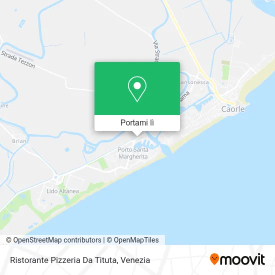 Mappa Ristorante Pizzeria Da Tituta