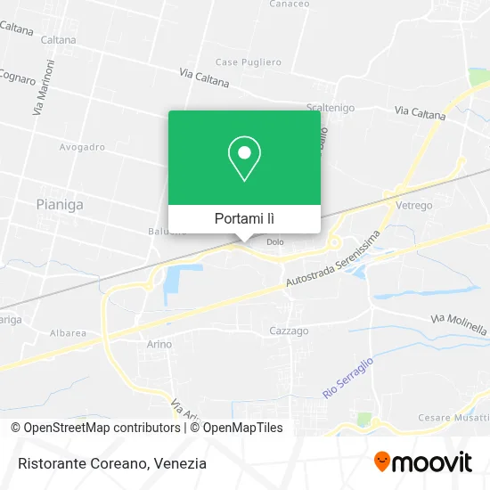 Mappa Ristorante Coreano