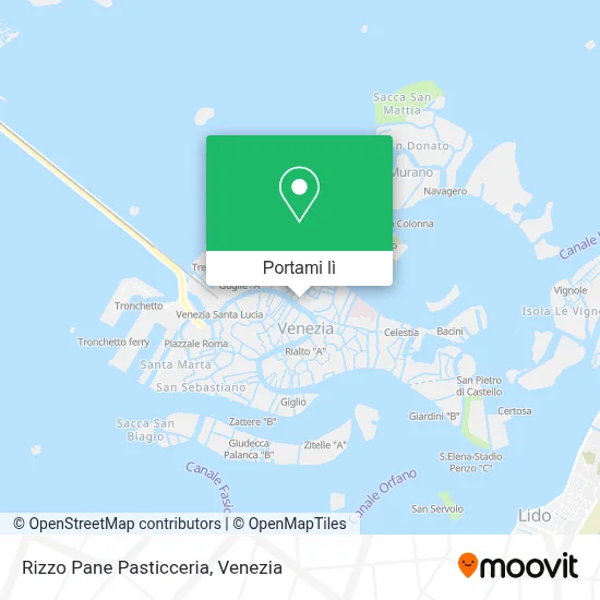 Mappa Rizzo Pane Pasticceria