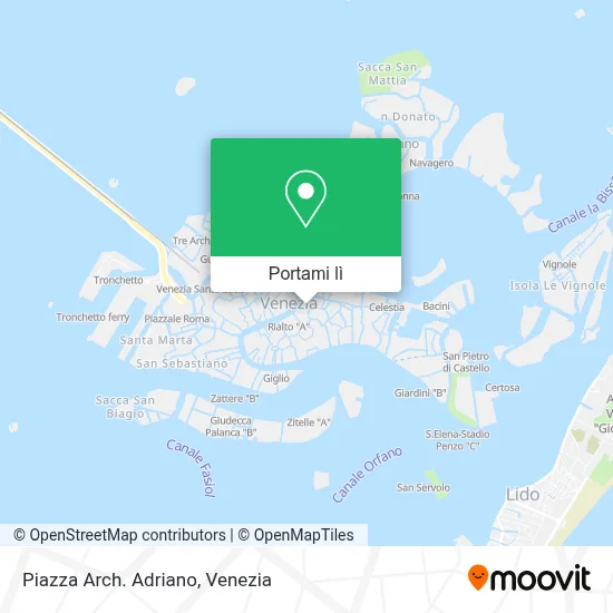 Mappa Piazza Arch. Adriano