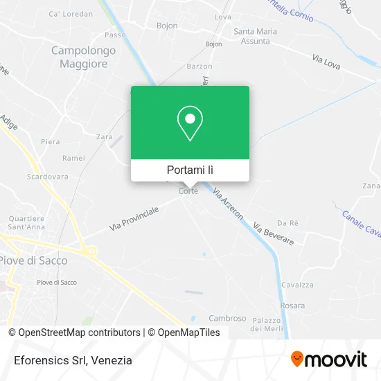 Mappa Eforensics Srl