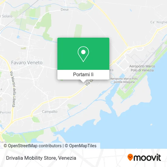 Mappa Drivalia Mobility Store