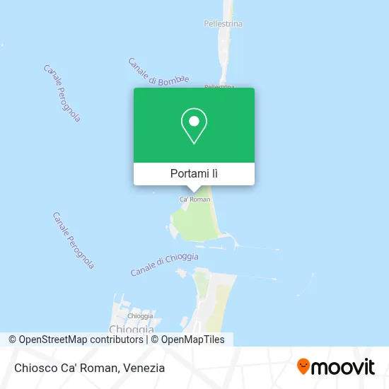 Mappa Chiosco Ca' Roman
