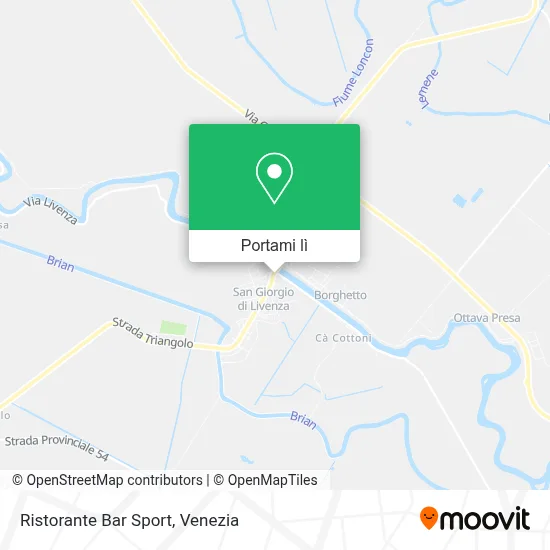 Mappa Ristorante Bar Sport