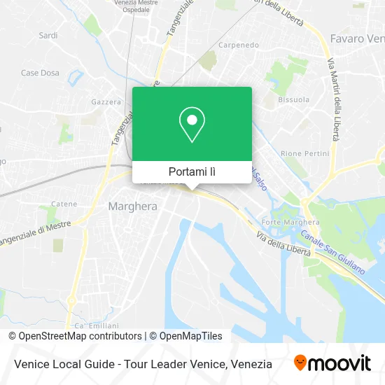 Mappa Venice Local Guide - Tour Leader Venice