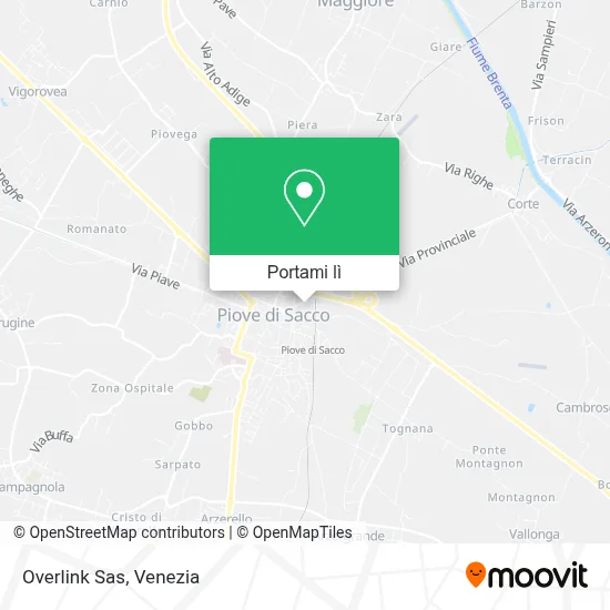 Mappa Overlink Sas