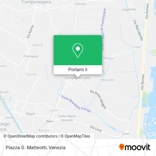 Mappa Piazza G. Matteotti