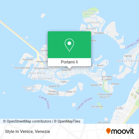 Mappa Style In Venice