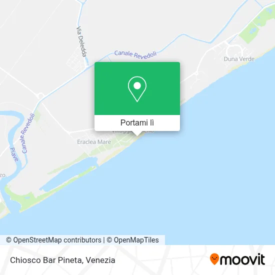 Mappa Chiosco Bar Pineta