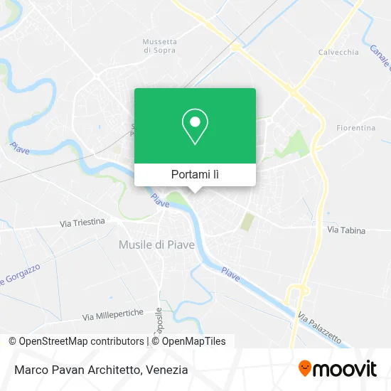 Mappa Marco Pavan Architetto