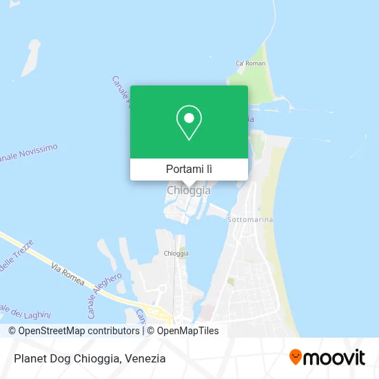 Mappa Planet Dog Chioggia