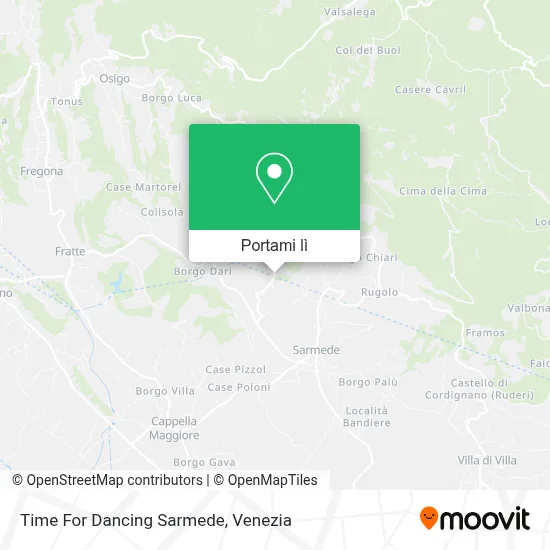 Mappa Time For Dancing Sarmede