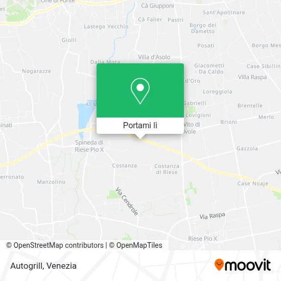 Mappa Autogrill