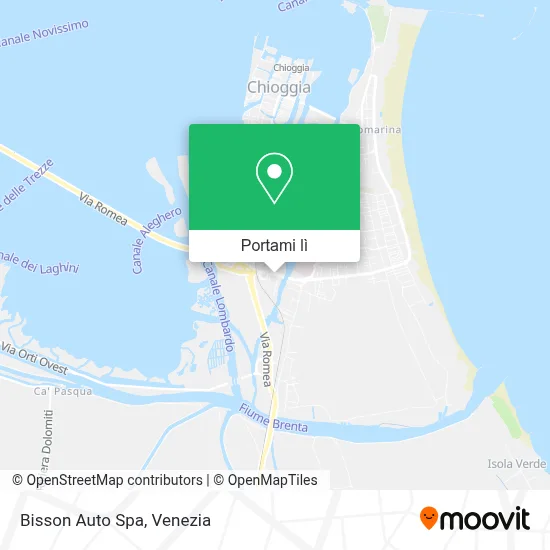 Mappa Bisson Auto Spa