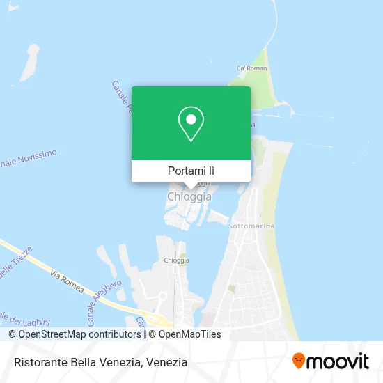 Mappa Ristorante Bella Venezia