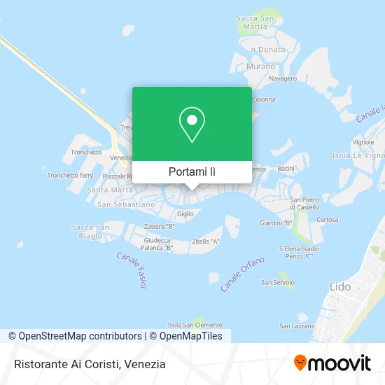 Mappa Ristorante Ai Coristi
