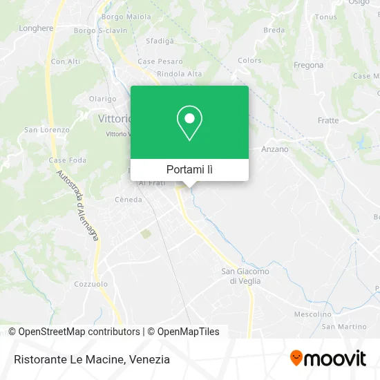 Mappa Ristorante Le Macine