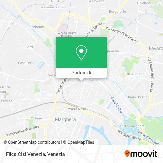 Mappa Filca Cisl Venezia