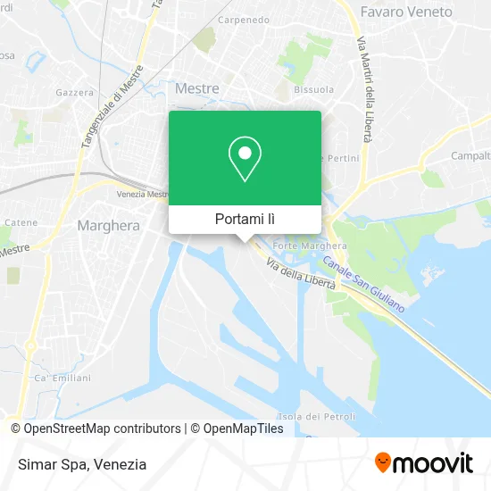 Mappa Simar Spa